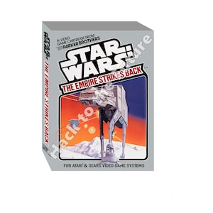 Star Wars Empire Strikes Back Atari 2600 Custom box Manual available
