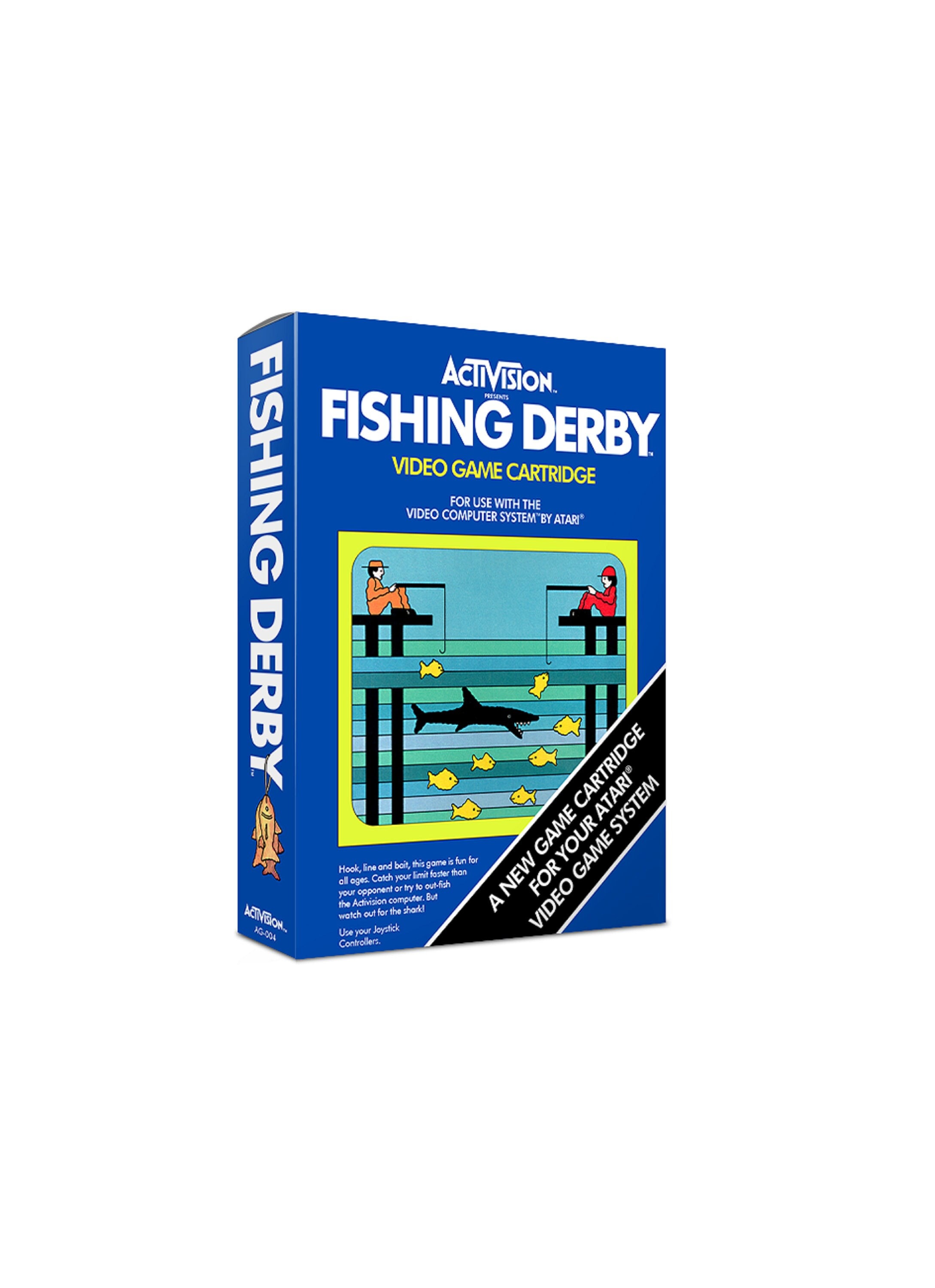 Fishing Derby Atari 2600 Custom Box -  Australia