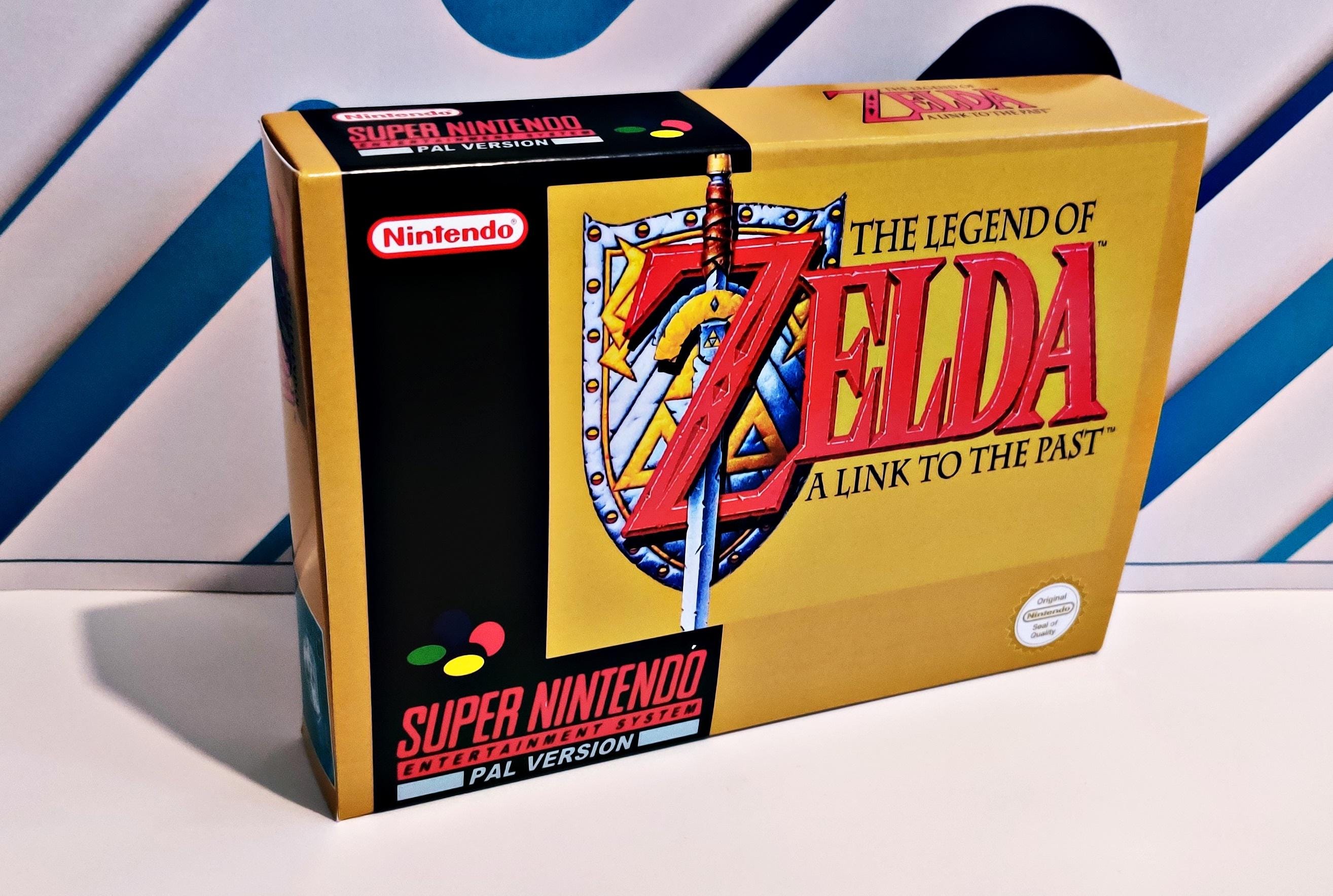 Zelda: Link to the Past SNES Box, Manual & Map (PAL) - Etsy Canada