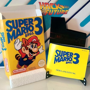 スーパーマリオブラザーズ3 PAL NES ボックスマニュアル ダストスリーブ ドイツ語版 Spielanleitung