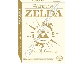 Pudełko z grą NES: Legend of Zelda - Trials of Courage