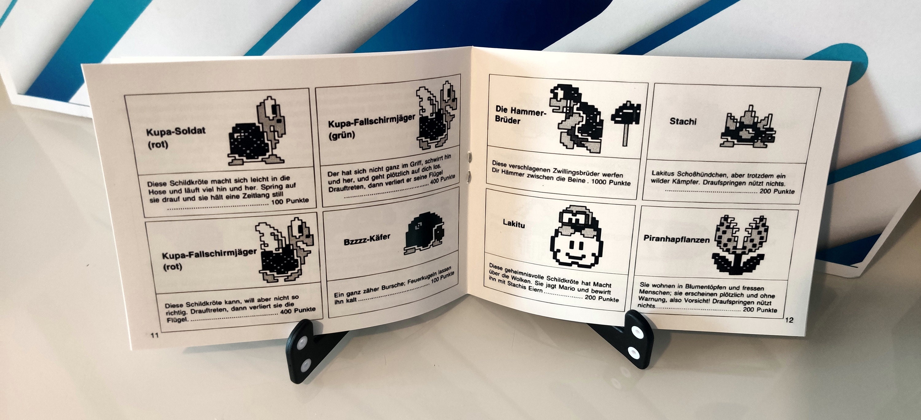 Super Mario Bros PAL NES Box Manual Dust Sleeve German