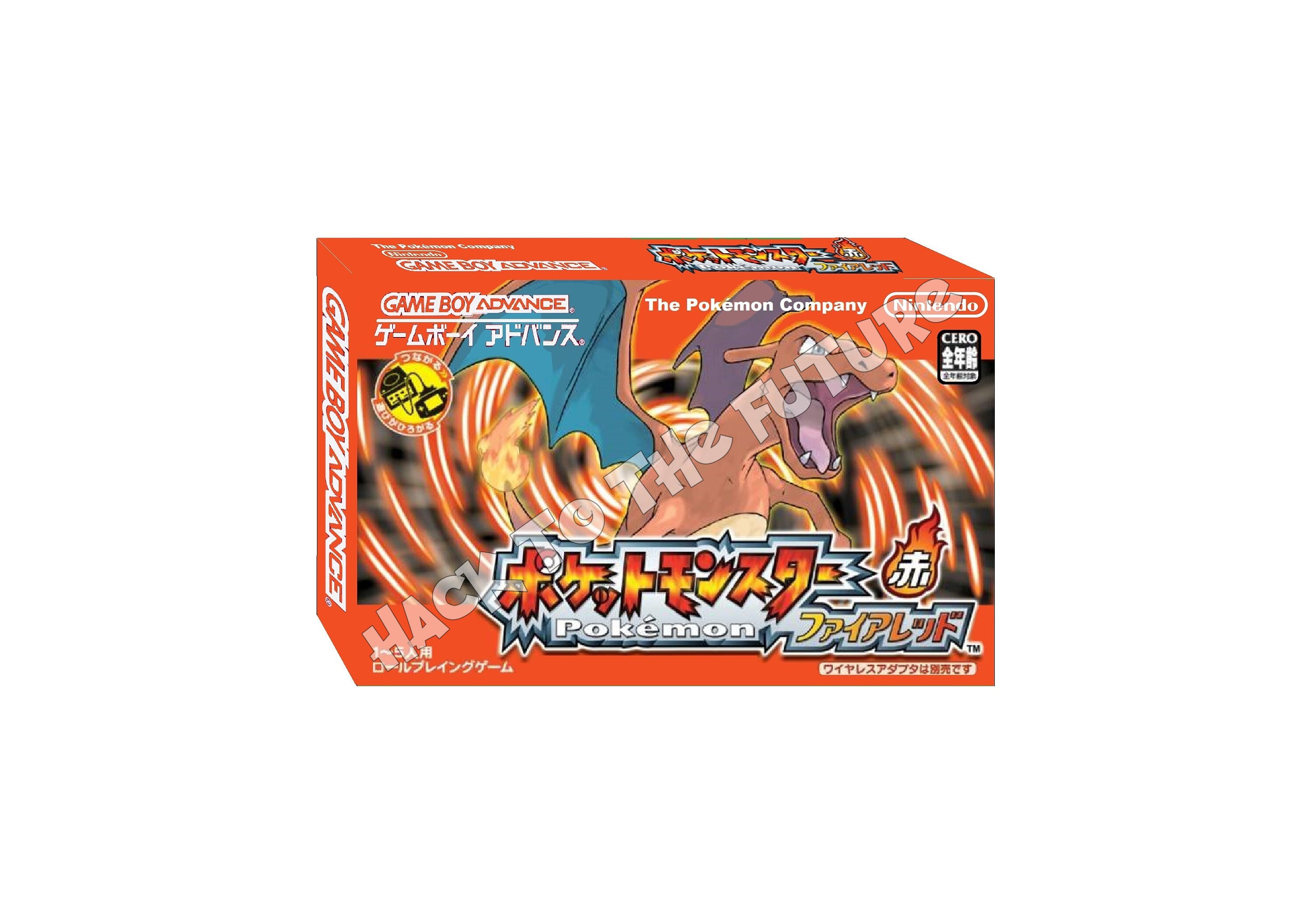 Gba Pocket Monsters Pokemon Fire Red Japanese Repro Box Only Etsy Denmark