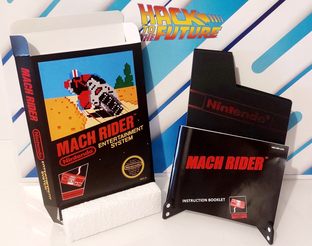 Mach Rider NES Box Manual Dust Sleeve - Etsy