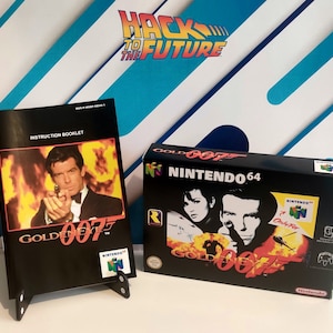 Goldeneye 007 Box Goldeneye 007 Manual N64 Box N64 Manual Goldeneye 007 PAL