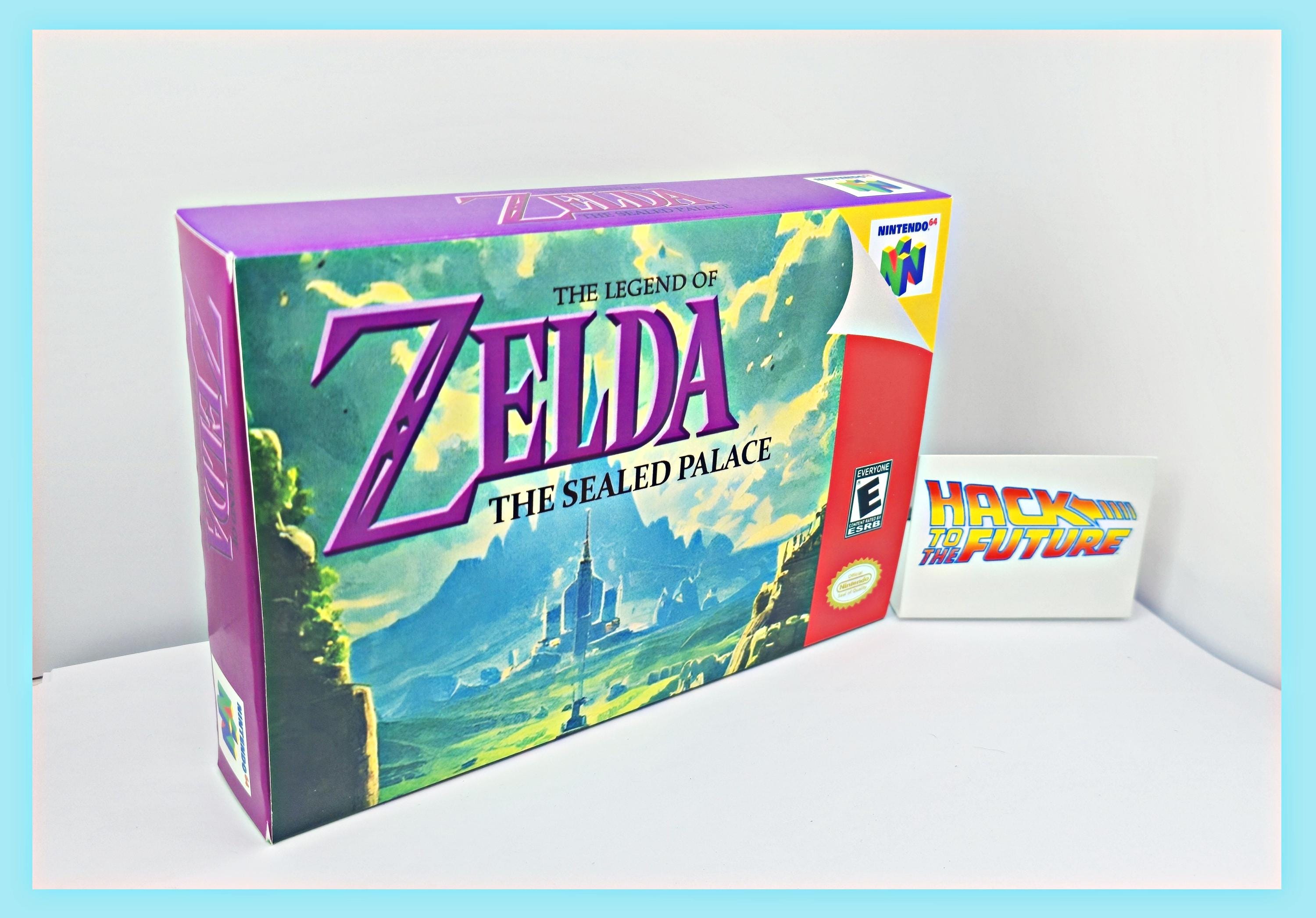The Legend of Zelda the Sealed Palace N64 Box and Tray: Retro