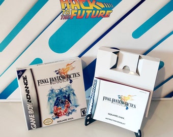 Final Fantasy IV Gameboy Advance Box, Manual & Tray - NO GAME