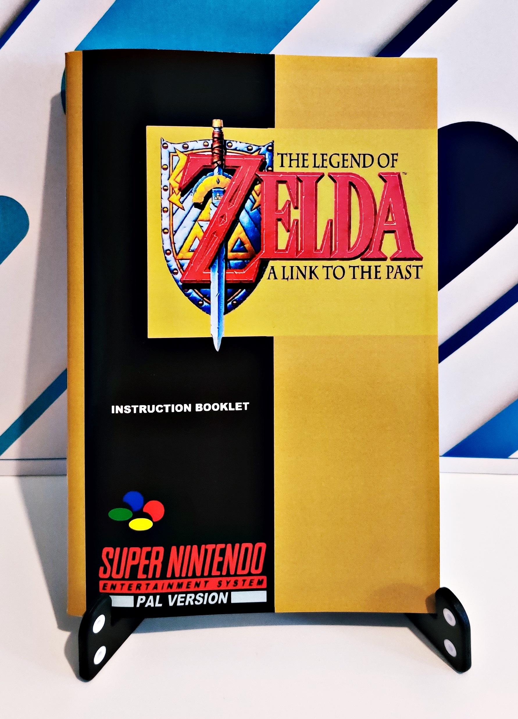 Zelda: Link to the Past SNES Box, Manual & Map (PAL) - Etsy UK