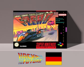 Caixa F Zero SNES: Presente para Gamers Alemão