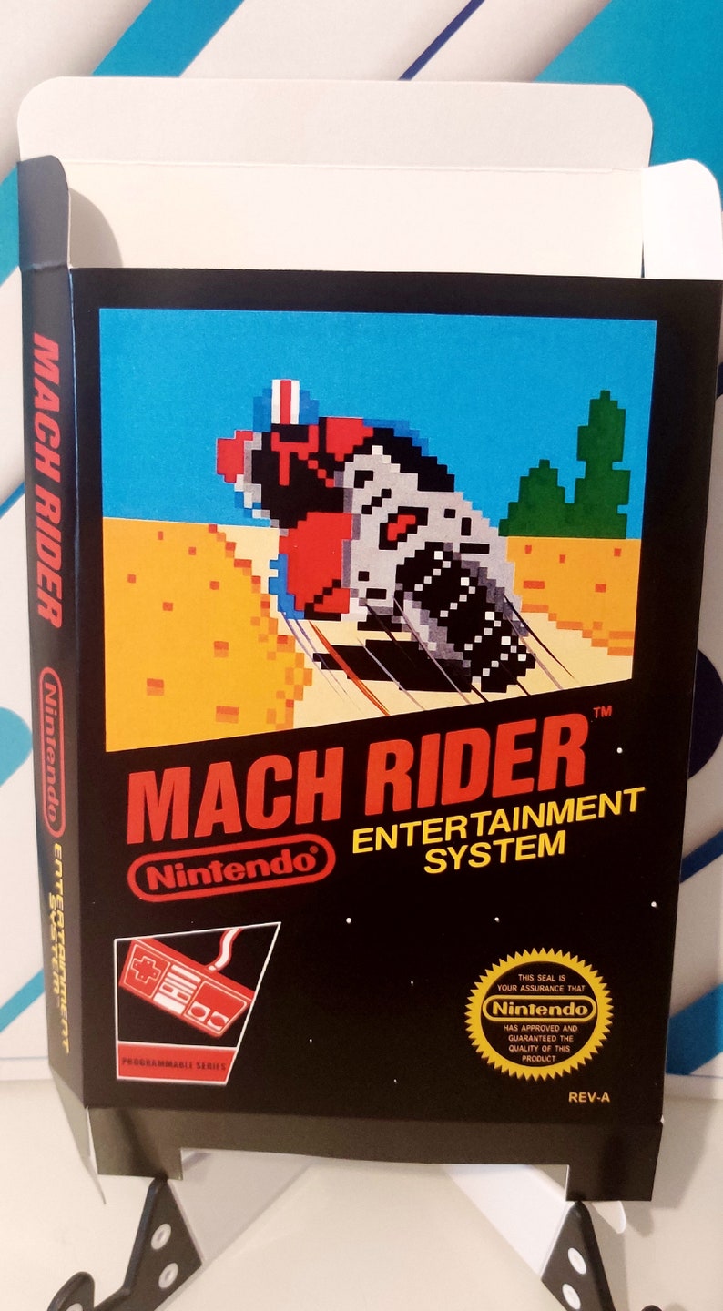 Mach Rider NES Box Manual Dust Sleeve - Etsy