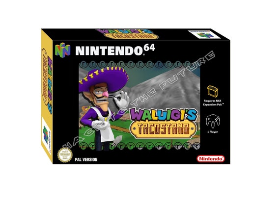 小見⭐小笠原道大⭐２００６年 WINNING BIG MATERIALS Wa Luigi's Taco Stand N64 Box Custom Design - PAL, USA or