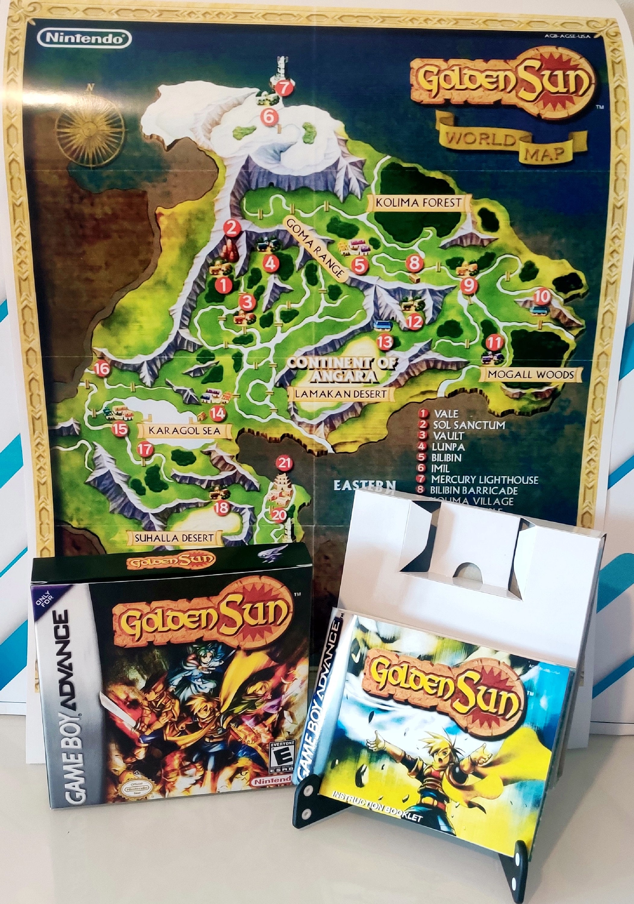GBA Golden Sun フランス版 完品セット GBA Golden Sun フランス版 完品セット Golden Sun: The Lost Age