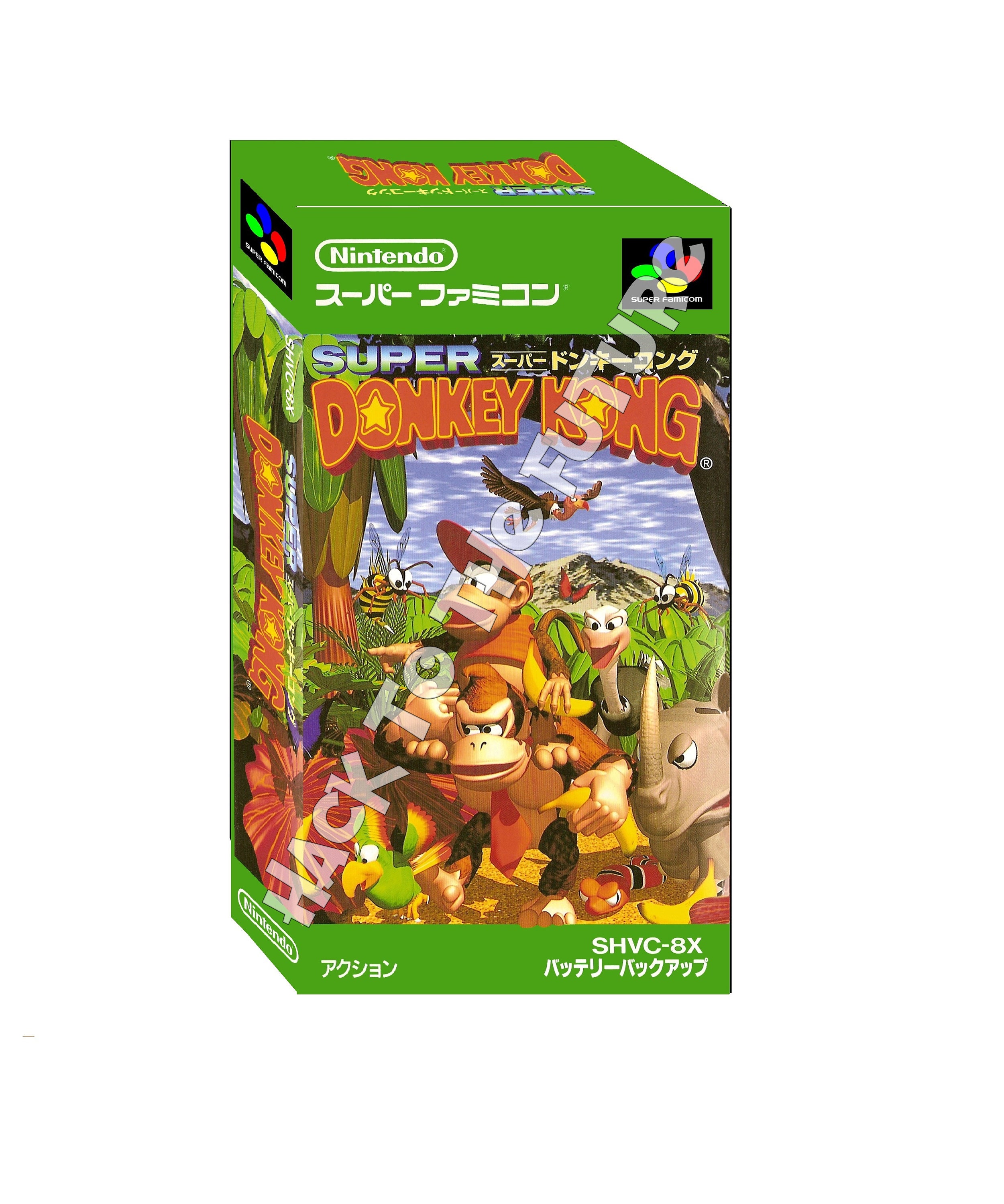 Super Donkey Kong Super Famicom Box Manual and Tray - Etsy