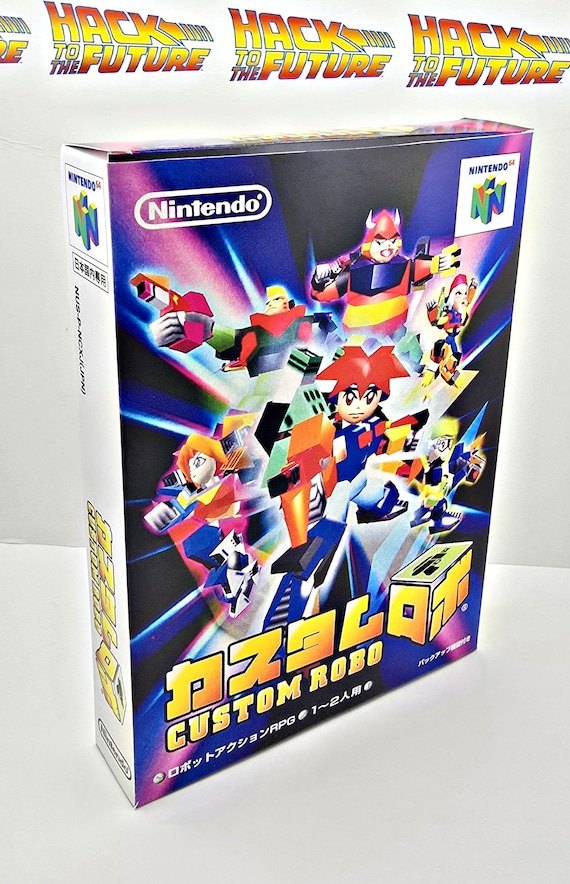 カスタムロボ N64 日本製復刻版ボックス＆トレイセット - Etsy 日本