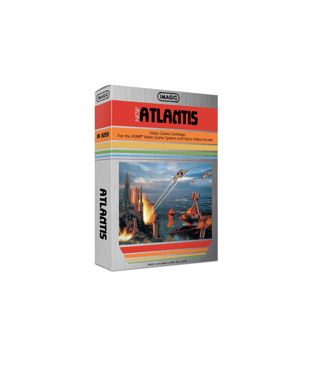 Atlantis Atari 2600 Custom Box - Etsy