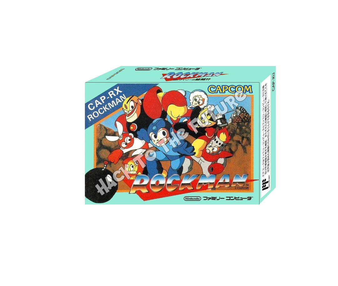 Rockman X Famicom Box and Tray Japanese - Etsy