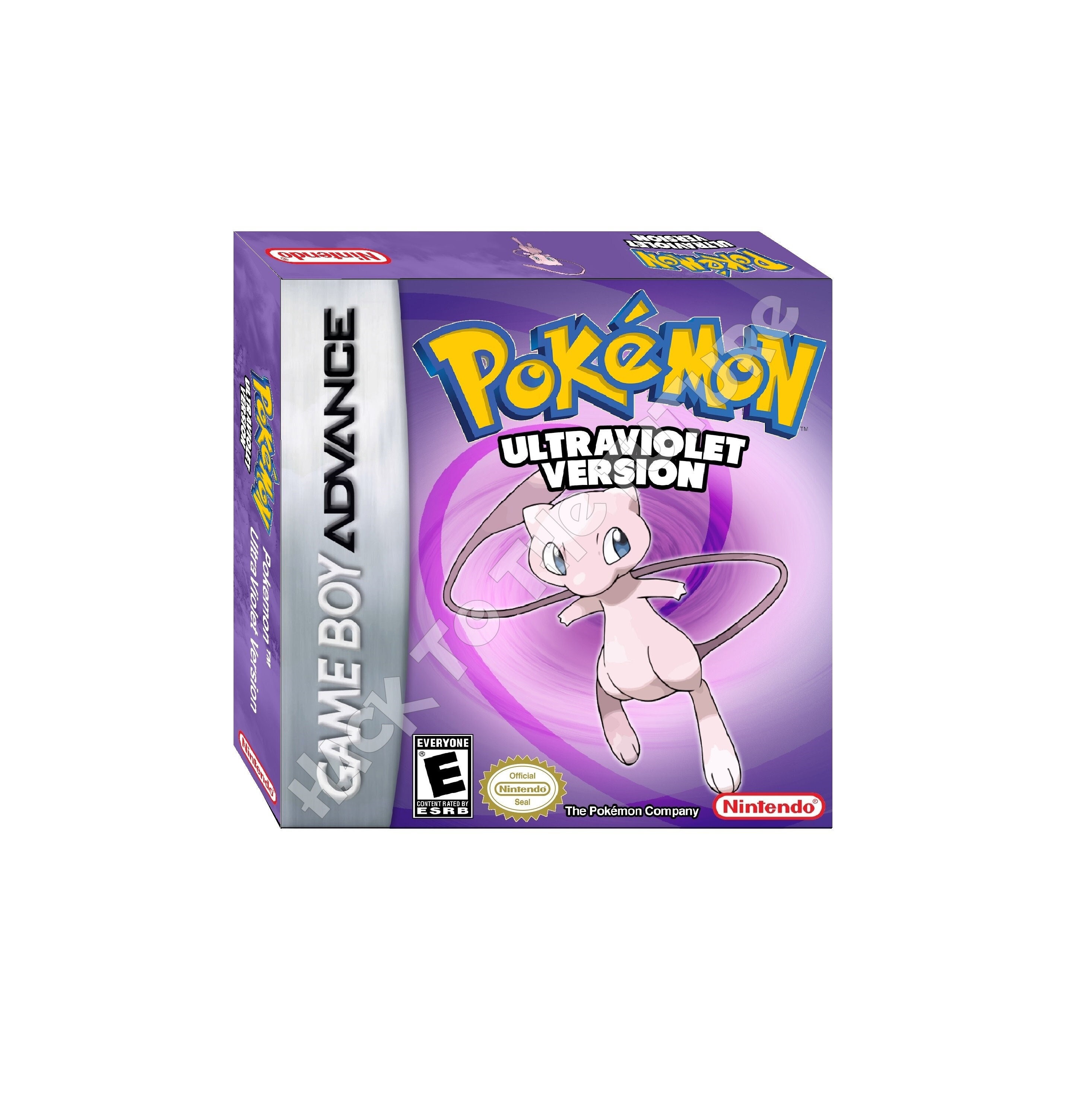 GBA Custom Box and Tray - Pokémon Ultra Violet Gamer Gift for Men