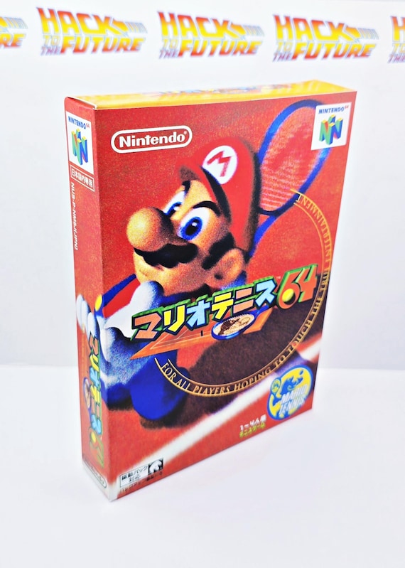 マリオテニス N64 日本製復刻版ボックス＆トレイ：レトロゲーマーへの