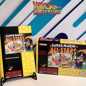 Super Mario Allstars Box Super Mario Manual SNES Box SNES Manual Super Mario Allstars PAL (Français nederlands available)
