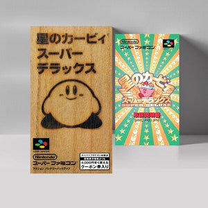 Kirby Super Star  星のカービィスーパーデラックス Super Famicom Box Manual and Tray