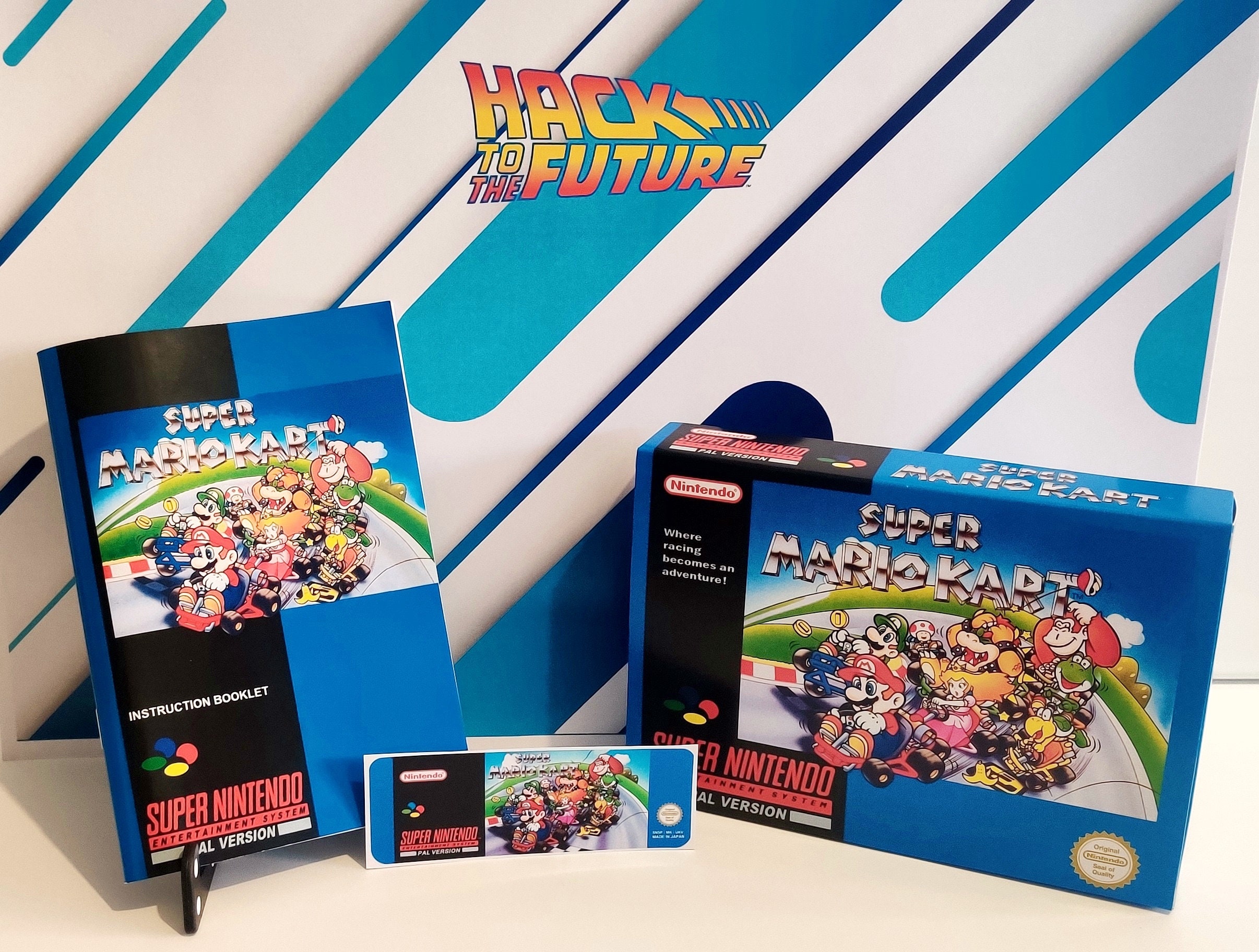 スーパーマリオカート SNES ボックス＆マニュアル（PAL） - Etsy 日本