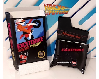ExciteBike NES-replicadoos, handleiding en stofhoes - PAL/NTSC