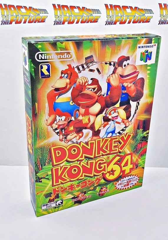 ドンキーコング64 日本語版復刻版ボックス＆トレイ：N64 コレクターズ
