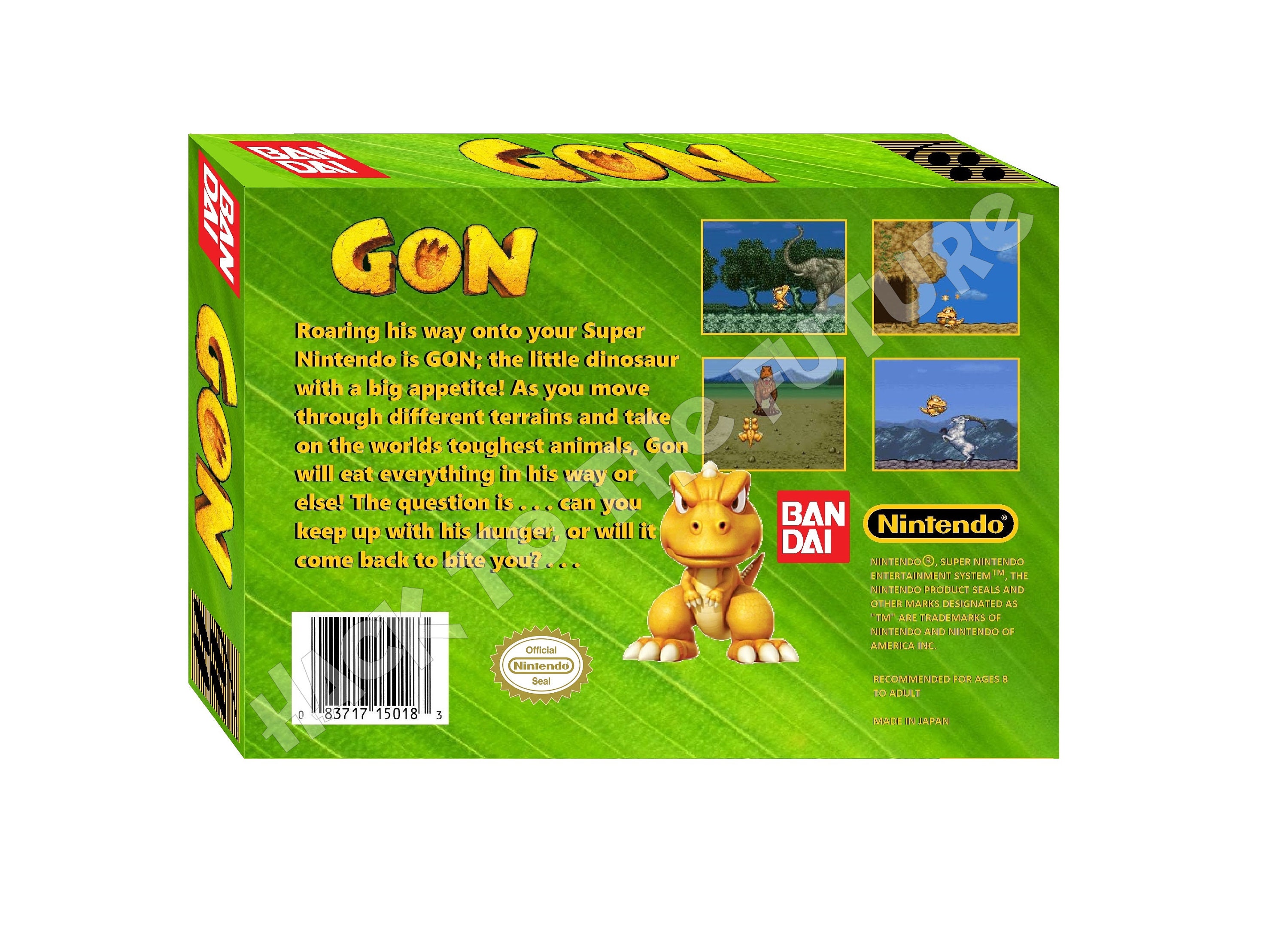 GON SNES ボックス：恐竜ゲーマーギフト - Etsy 日本