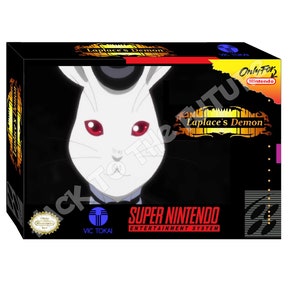 SNES  Box and Tray - Laplace&#39;s Demon Gamer Gift for Men Boyfriend Gift