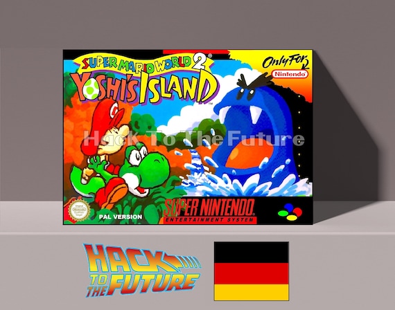 Yoshi's Island SNES Box: Super Mario World 2, German Version