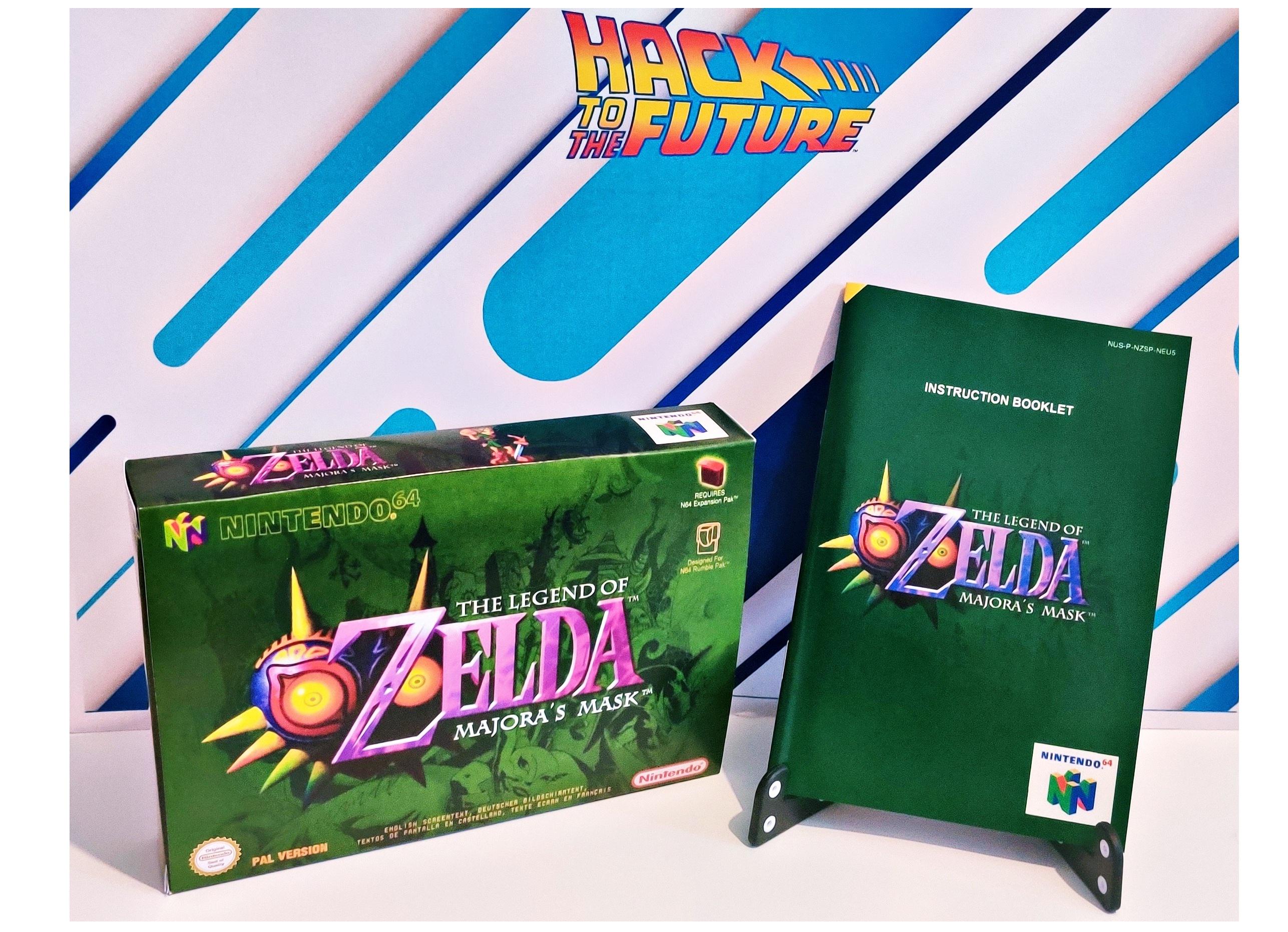 Majora's Mask Box & Manual: N64 Game, PAL Version - Etsy