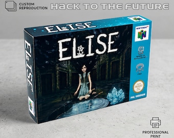 Caixa e bandeja personalizadas Elise - Presente para colecionadores e jogadores de N64