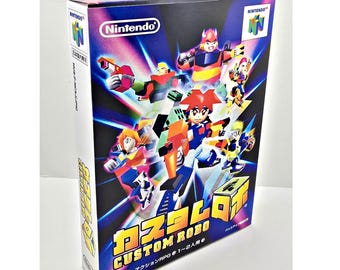 カスタムロボ N64 日本製復刻版ボックス＆トレイセット - Etsy 日本