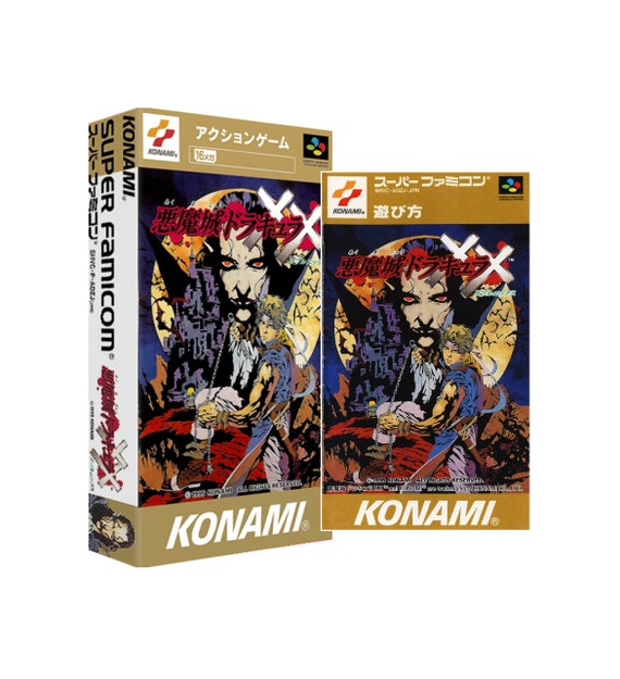 Castlevania Dracula X Manual Super Famicom Box Manual and Tray - Etsy