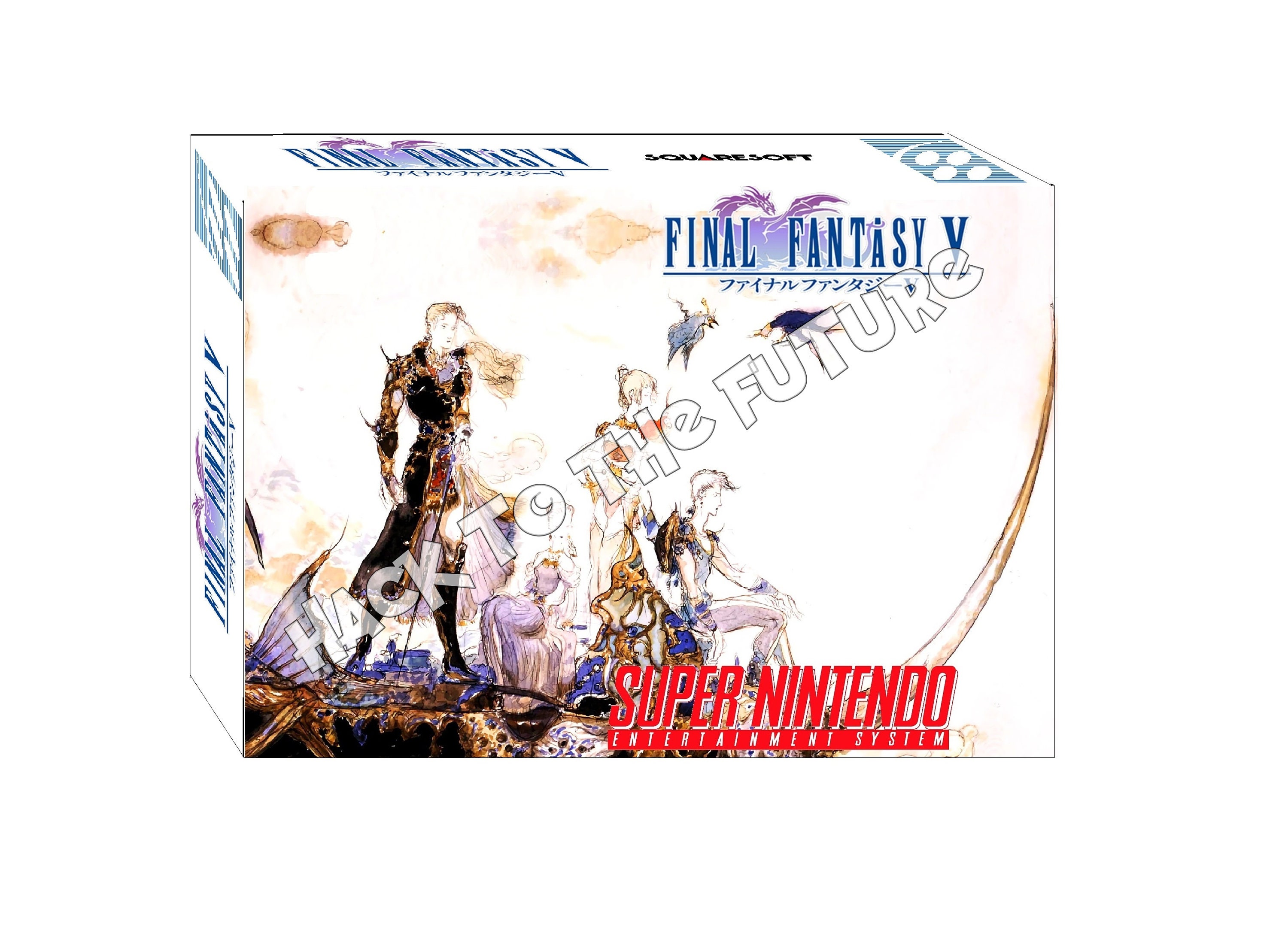 Final Fantasy V SNES Box & Tray - Gamer Gift - Etsy