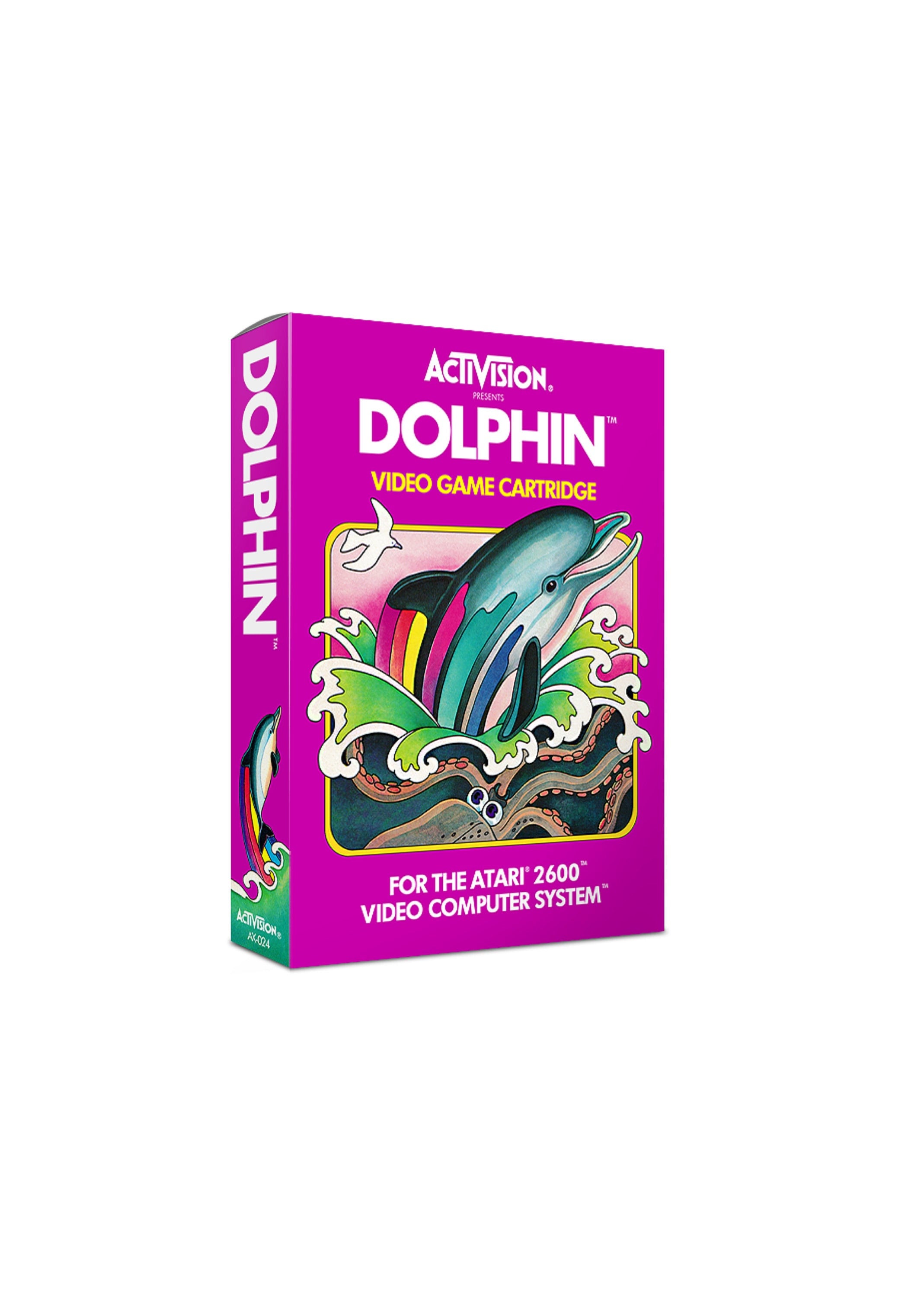 Dolphin Atari 2600 Custom Box & Manual - Etsy