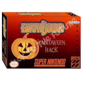 SNES  Box and Tray - EarthBound Halloween Gamer Gift for Men Boyfriend Gift