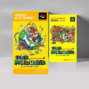 Super Mario World スーパーマリオワールド: スーパーマリオブラザーズ Super Famicom Box Manual and Tray