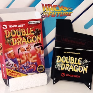 Double Dragon NES Box Manual Dust Sleeve