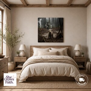 good shepherd lost sheep artwork detail