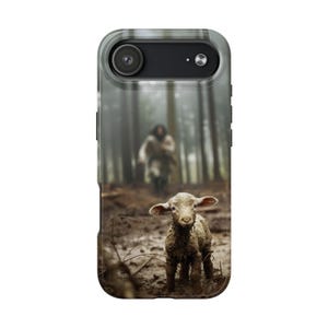 Christian Phone Case Jesus Lost Lamb Cover Christian iPhone Case for Samsung Galaxy Faith Phone Case Tough Protective Jesus Phone Case image 17