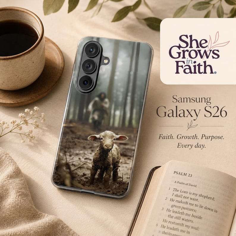 jesus and lamb phone case, jesus and lost lamb, iPhone case, tough iPhone case, phone case, jesus and lamb art, christian gifts, phone cover, christ and lamb, faith based gifts, jesus iPhone case
