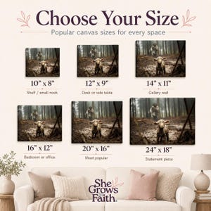 Christian Wall Decor Jesus Shepherd Lamb Canvas Art Religious Home Print Faith Based Bedroom Artwork Spiritual Gift Men Biblical Room Design Gallery Wrapped Premium Quality Cotton Substrate Ready To Hang Construction Inspirational Scripture