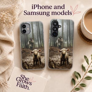 jesus and lamb phone case, jesus and lost lamb, iPhone case, tough iPhone case, phone case, jesus and lamb art, christian gifts, phone cover, christ and lamb, faith based gifts, jesus iPhone case
Christian Phone Case Jesus Lost Lamb Cover Christian iPhone Case Faith Phone Case Jesus Phone Case Religious Phone Case Samsung Galaxy Cover Lost Sheep Christian Tough Protective Case Shepherd Lamb Design Faith Accessory for Women