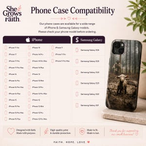 Tough Protective Christian Phone Case Two Piece Polycarbonate Shell TPU Liner Impact Resistant Shock Dispersion Jesus Phone Case Christian iPhone Case Faith Phone Case Lost Lamb Cover Samsung Galaxy Religious Case Wireless Charging