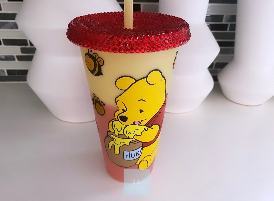 Winnie the Pooh Color Changing Cup / Disney Customized Cup / | Etsy