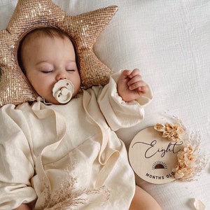 Marqueurs d’étape mensuels pour bébé, cadeau de maman enceinte, cartes d’étape pour bébé, cadeau de grossesse, cadeaux de baby shower, accessoire de photos de bébé
