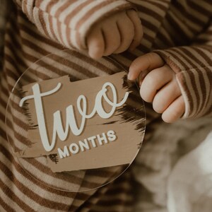 Marqueurs d’étape mensuels en acrylique pour bébé, cadeau de maman enceinte, cartes d’étape pour bébé, cadeau de grossesse, cadeaux de baby shower, accessoire de photos de bébé