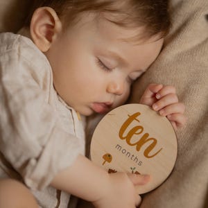 Marcadores de hitos mensuales para bebés, regalo para mamá embarazada, tarjetas de hitos para bebés, regalo de embarazo, regalos de baby shower, accesorios para fotos de bebés