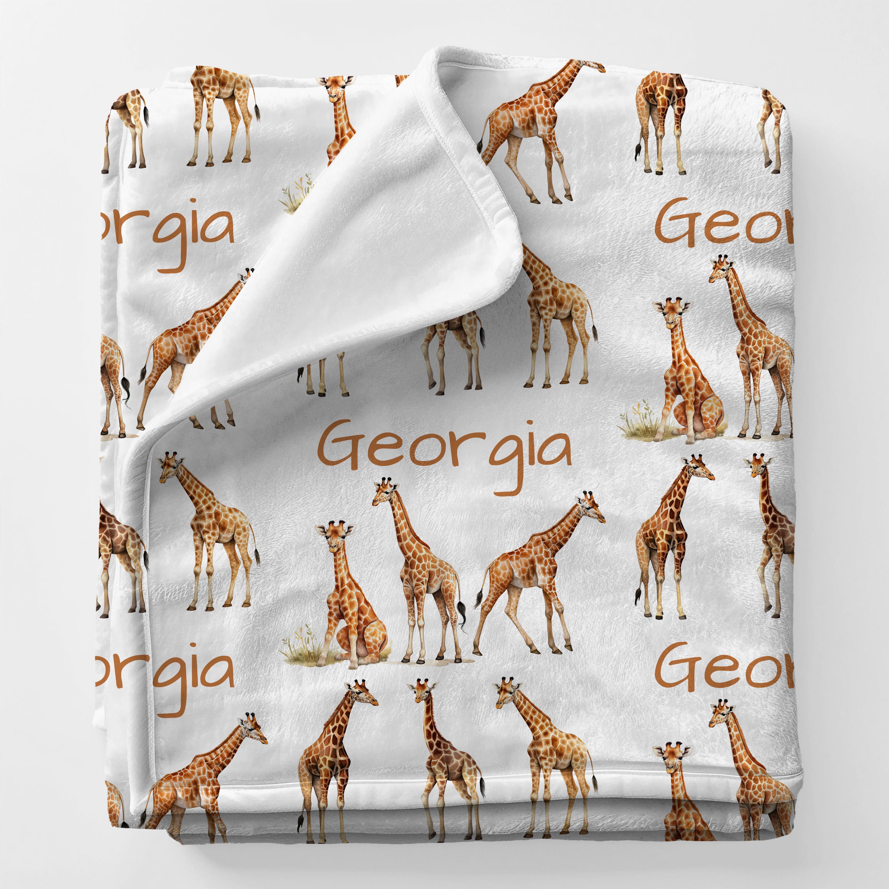 Giraffe Baby Blanket